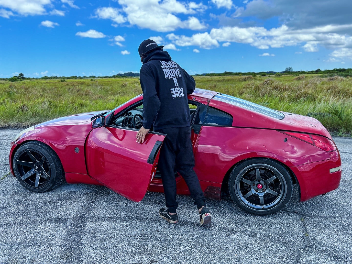 "JESUS DROVE A 350Z" Hoodie